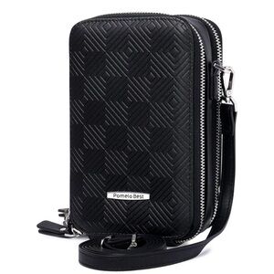 Pomelo Black Men's Crossbody Bag